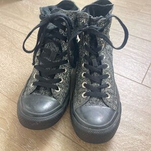 Converse all stars Black High-Top Women's Sneakers, size 8